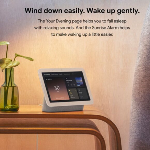 💥🇺🇸 Google Nest Hub (GA00516-US) Smart Display with Google Assistant - Chalk - Picture 8 of 16